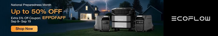 EcoFlow Home Backup Sale Banner