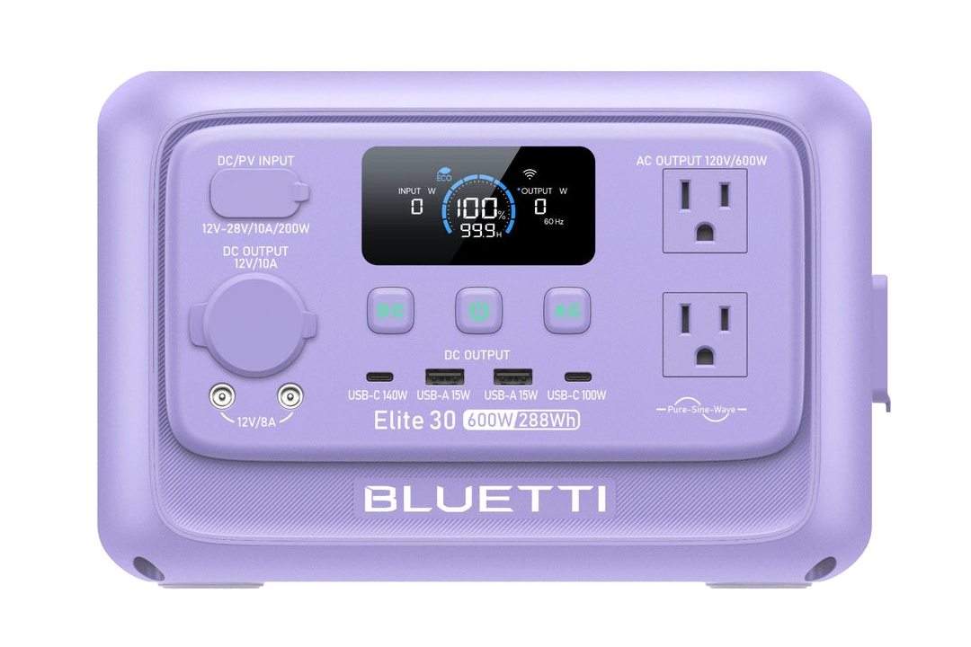 Bluetti Elite 30 Purple